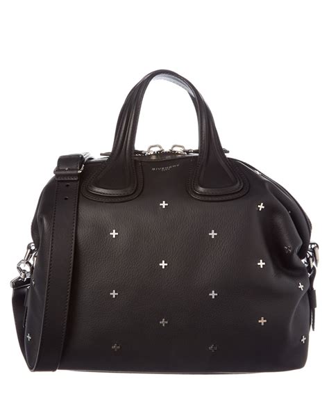 givenchy medium nightingale bag in black leather|givenchy star clutch bag.